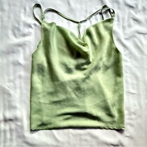SHEIN Green Sleeveless Fitted Camisole women’s small